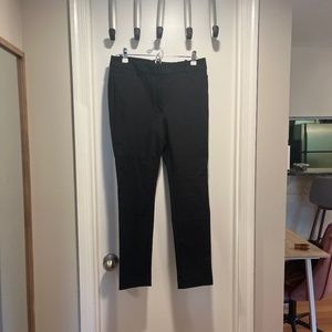 Ankle length black skinny work pants